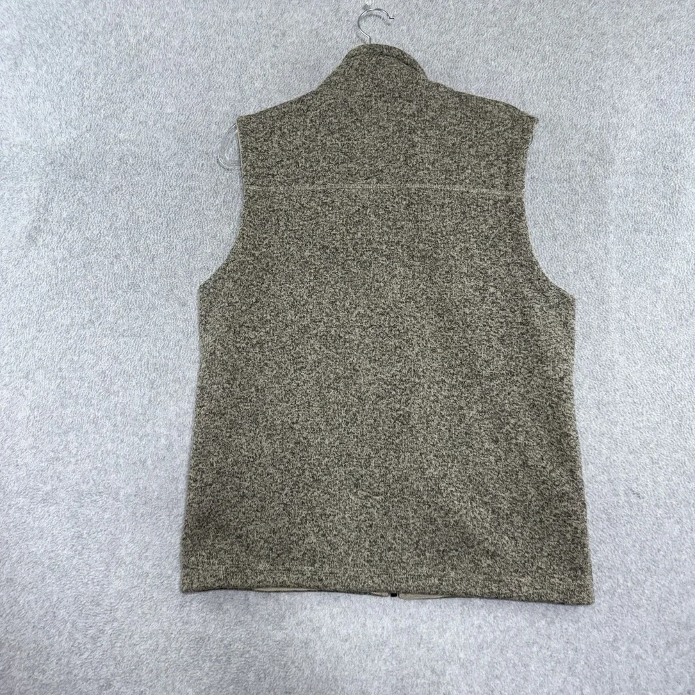 The North Face Gordon Lyons Fleece Vest Mens Medium Kelp Tan Heather Full Zip